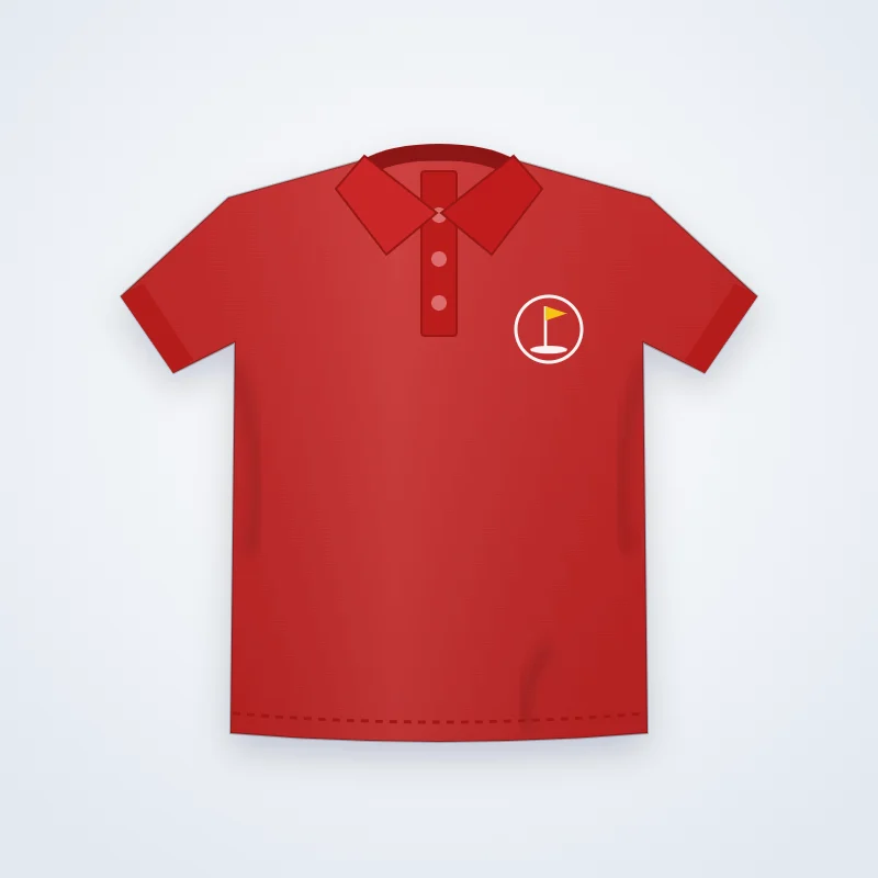 Golf Club Emblem Polo