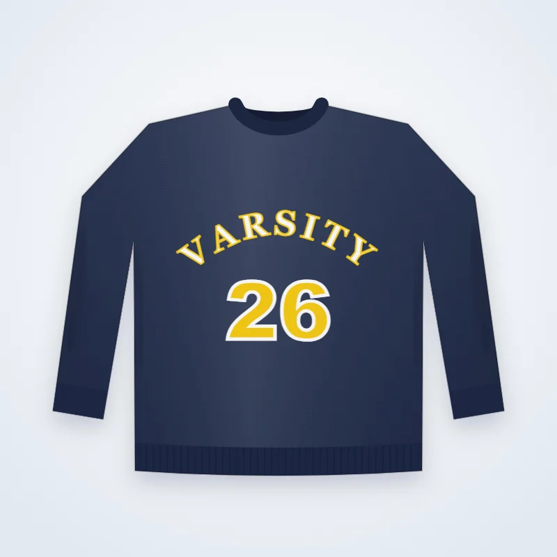 College Varsity Sweatshirt