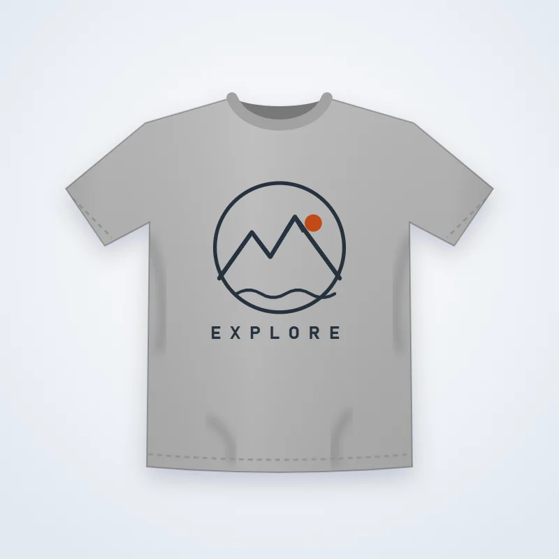 Mountain Line-Art Tee