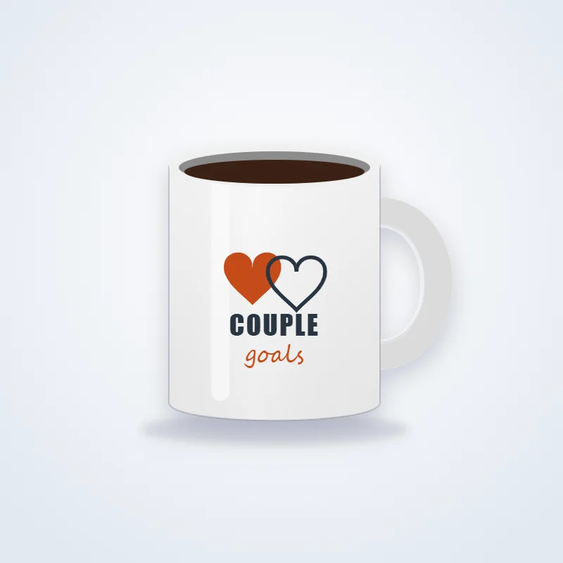 Couple Goals Mug Set of 2